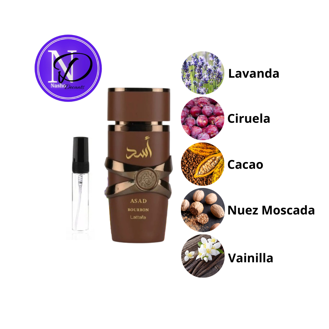 Decant Asad Bourbon Lattafa EDP