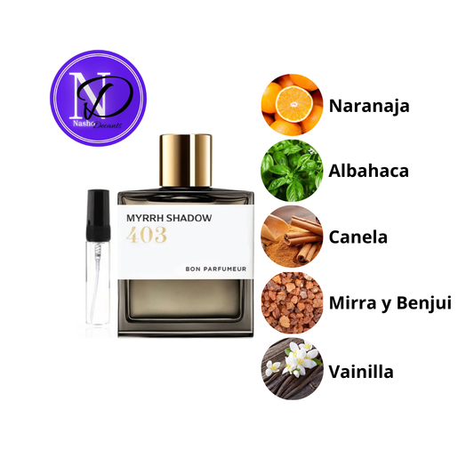 Decant 403 Myrrh Shadow Extrait Bon Parfumeur