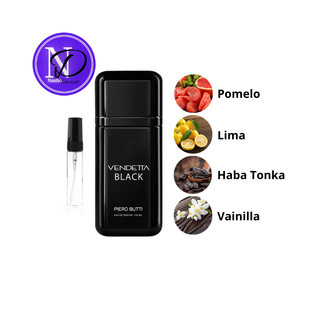 Decant Vendetta Black Piero Butti (JPG Scandal EDT)